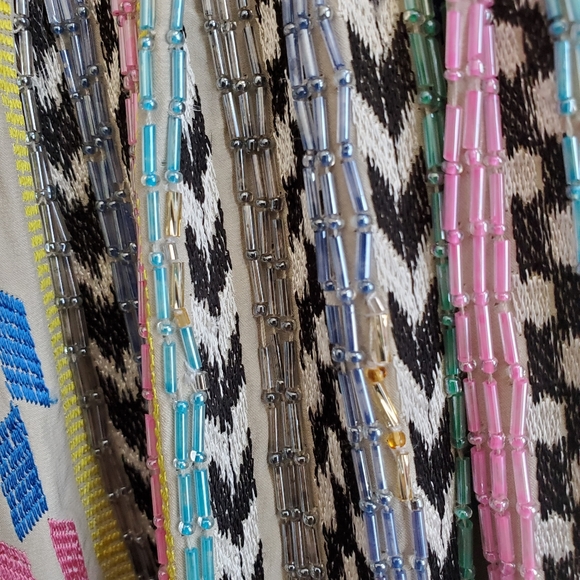 Parker Gorgeous Sequin Hand Beaded Mini Skirt Size 4 - Picture 11 of 11